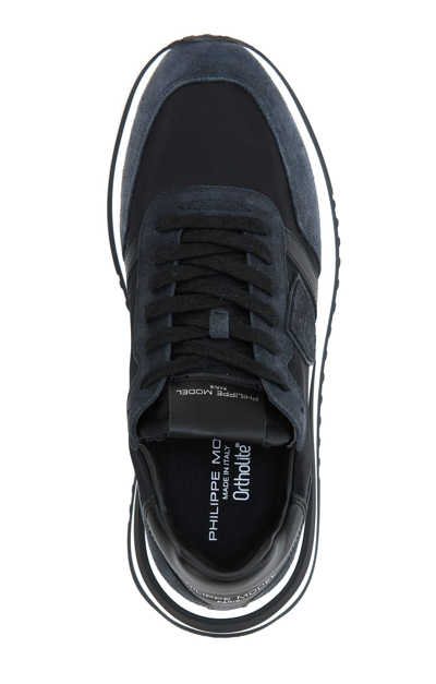 Shop Philippe Model Tropez Low Sneakers In Black