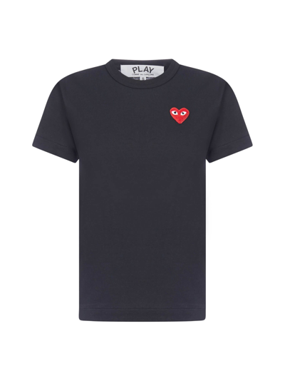 Shop Comme Des Garçons Play T-shirt In Nero