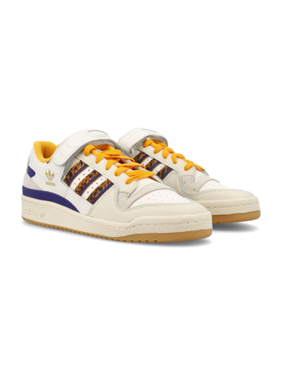 Shop Adidas Originals Forum 84 Low In White/gold/white