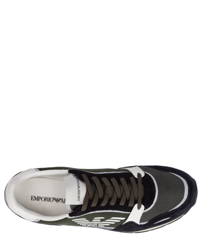 Shop Emporio Armani Sneakers In Navy