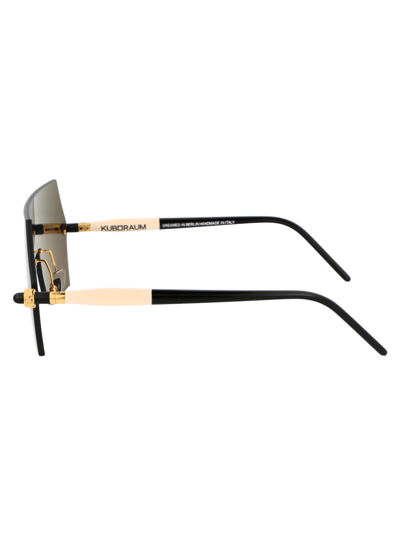 Shop Kuboraum Maske P90 Sunglasses In Gd Bs Grey