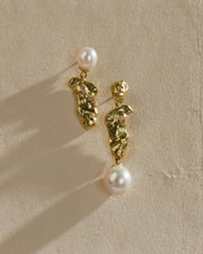 Fine Fragment Earrings In Gold