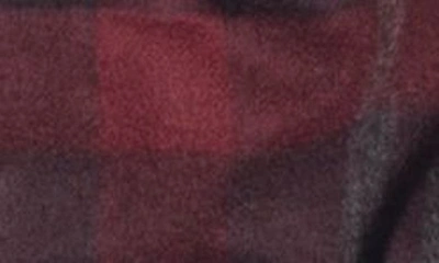 Hickey Freeman Cashmere Plaid Scarf In Bordeaux