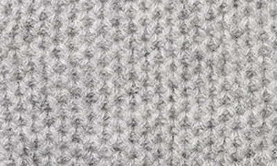 Shop Bruno Magli Cashmere Honeycomb Knit Gloves In Grey