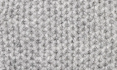 Bruno Magli Cashmere Honeycomb Knit Gloves In Grey