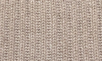 Bruno Magli Cashmere Ribbed Cuff Beanie In Natural