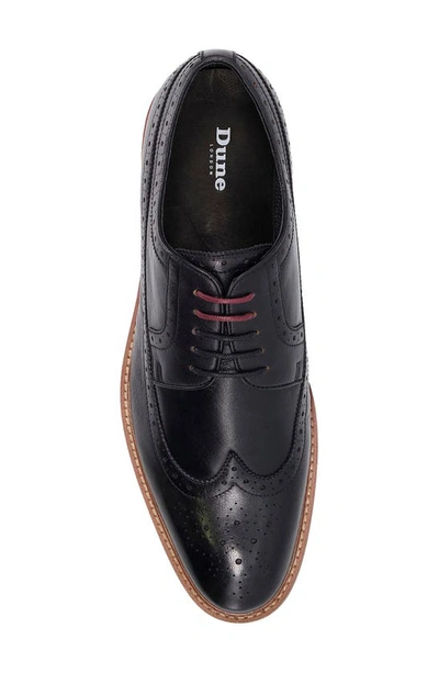 Shop Dune London Superior Brogue In Black