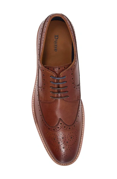 Shop Dune London Superior Brogue In Tan