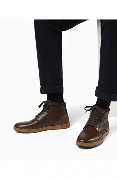 Dune London Visit Retro Sneaker In Brown