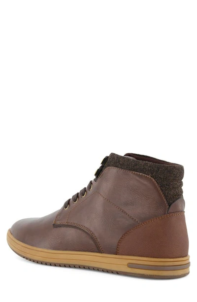 Shop Dune London Visit Retro Sneaker In Brown