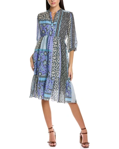 Johnny Was Workshop Marrakesh Drawstring Midi Dress In Blue ModeSens