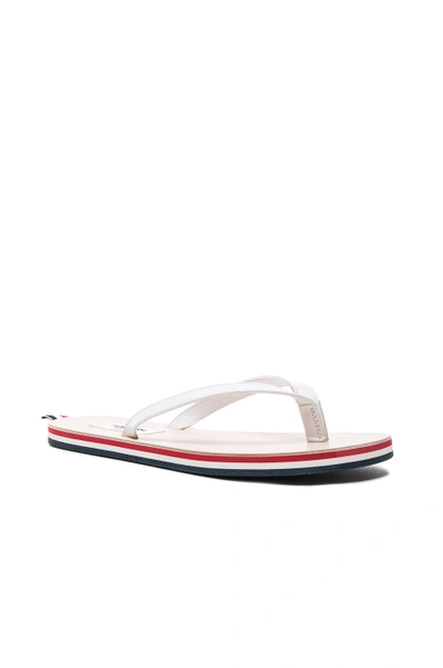 Shop Thom Browne Flip Flop Sandals In Multi