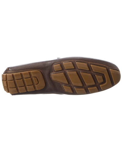 Shop Donald Pliner Deacon Leather Loafer In Brown