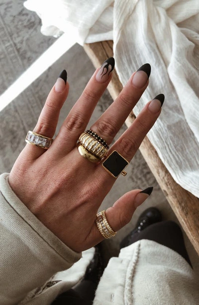 Shop Child Of Wild The Gaudy Cocktail Ring In Gold