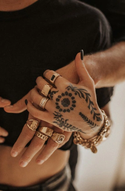 Child Of Wild Jada Link Ring In Gold