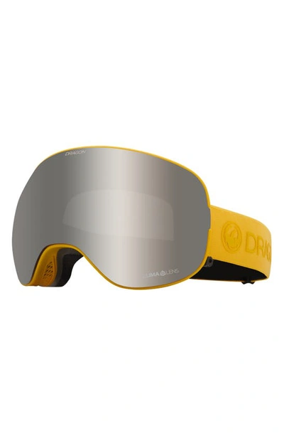 Shop Dragon X2 77mm Snow Goggles With Bonus Lens In Dijon/ Llsilverionllamber
