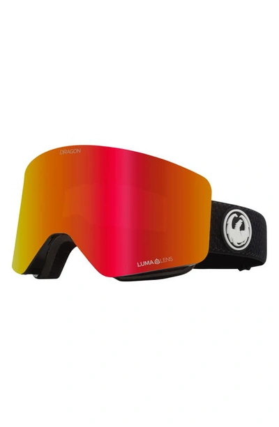 Shop Dragon R1 Otg 63mm Snow Goggles With Bonus Lens In Split/ Llredionllltrose