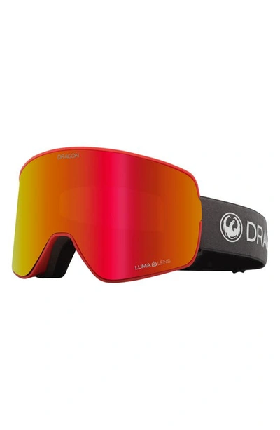 Shop Dragon Nfx2 Spyder 60mm Snow Goggles In Volcano/ Llredionlllightrose