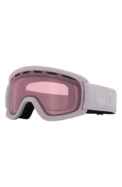 Shop Dragon Lil D Base Youth Fit 44mm Snow Goggles In Lilac Lite/ Light Rose