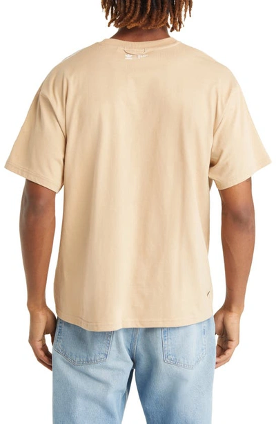 Shop Adidas Originals Adicolor Parley Organic Cotton T-shirt In Magic Beige
