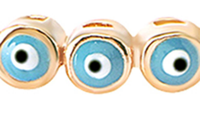 Shop Gabi Rielle 14k Yellow Gold Vermeil Evil Eye Bracelet