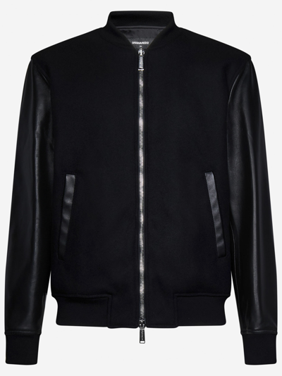 Shop Dsquared2 X Ibra Jacket In Black