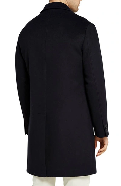 Ted Baker Raydon Wool Coat In Navy