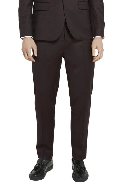Ted Baker Ethan Slim Fit Virgin Wool Trousers In Black