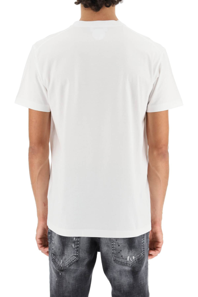 Shop Dsquared2 Dream Flight Print Cool Tee In White