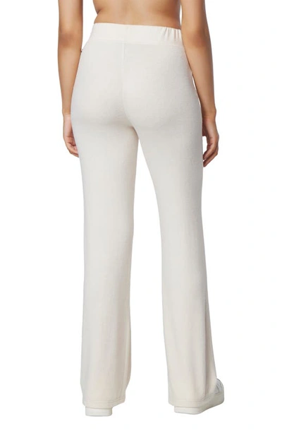 Shop Andrew Marc Sport Long Wide Leg Pants In Oatmeal