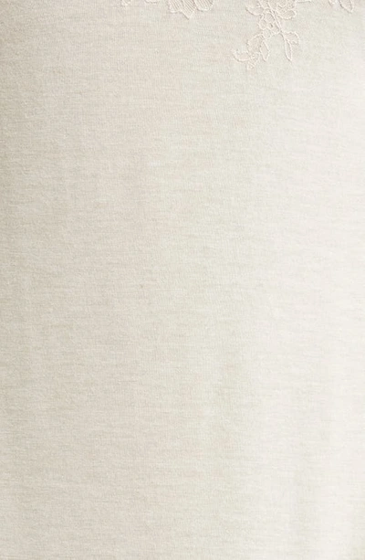 Natori Luxe Shangri-la Nightgown In Cashmere W/ Cocoon