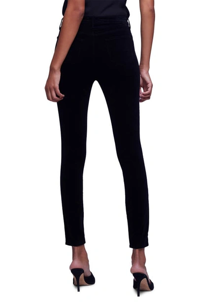 Shop L Agence Monique Ultrahigh Waist Skinny Jeans In Noir