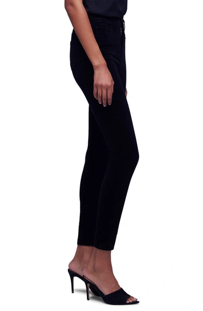 L Agence Monique Ultrahigh Waist Skinny Jeans In Noir