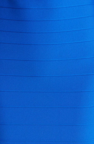 Shop Bebe Sleeveless Bandage Body-con Dress In Blue
