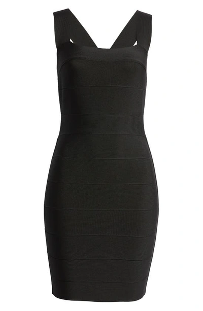 Shop Bebe Bandage Body-con Dress In Black
