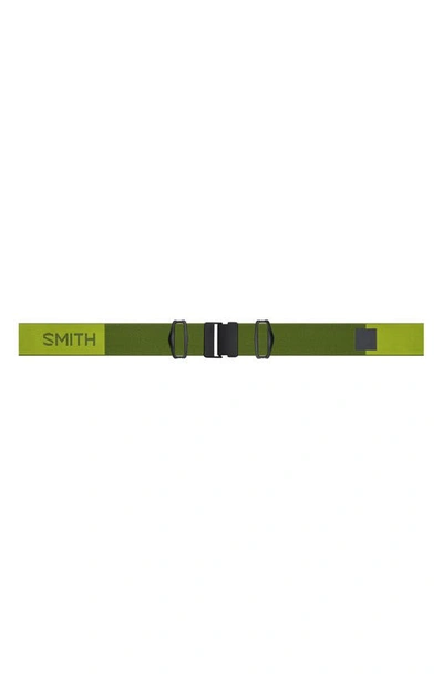 Shop Smith Skyline 157mm Chromapop™ Snow Goggles In Algae Olive / Chromapop Violet