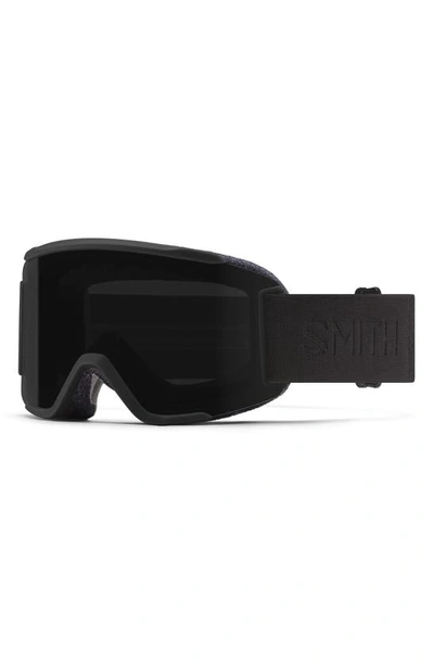 Shop Smith Squad 180mm Chromapop™ Snow Goggles In Blackout / Chromapop Sun Black