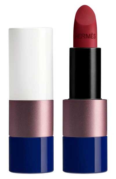 NEW HERMÈS Rouge Grenat #81 Matte Metallic lipstick Fall Winter 2022 0.12 oz