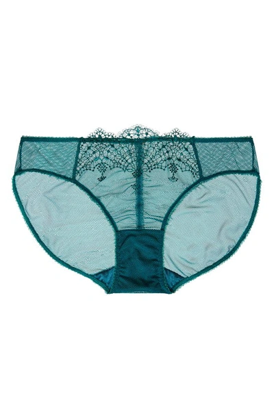 Shop Dita Von Teese Fantastique Sheer Bikini In Shady Spruce