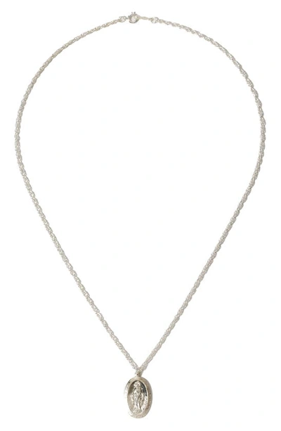 Child Of Wild The Mary Pendant Necklace In Silver
