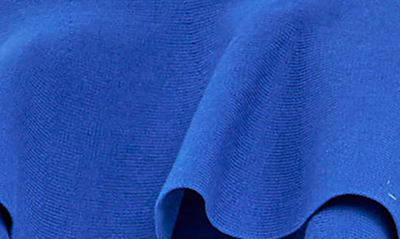 Endless Rose Off The Shoulder Knit Top In Cobalt Blue