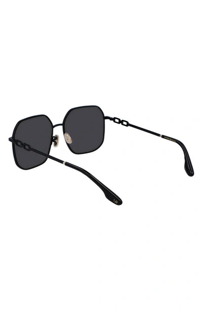 Shop Victoria Beckham 58mm Square Sunglasses In Black