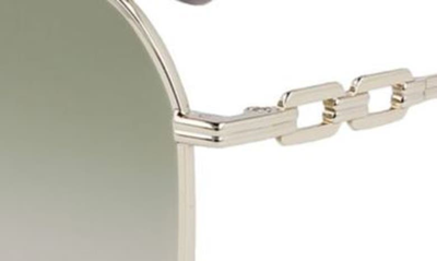 Shop Victoria Beckham 58mm Square Sunglasses In Yellow Gold