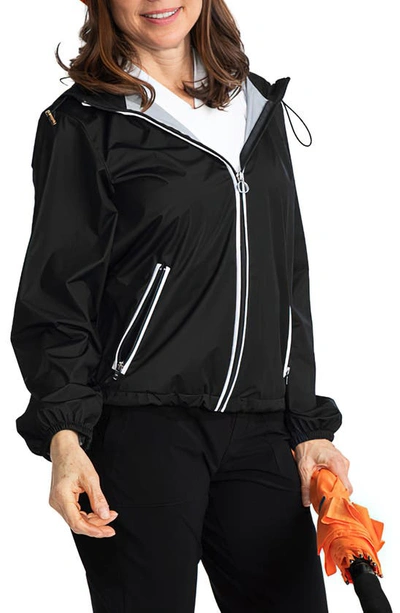 Shop Kinona Pack & Play Lightweight Golf Jacket In Black