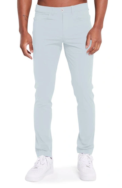 Redvanly Kent Flat-front Pants In Harbor Mist