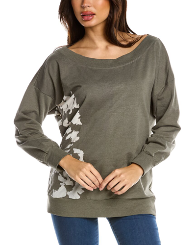 Shop Xcvi Whirlwind Pullover In Grey
