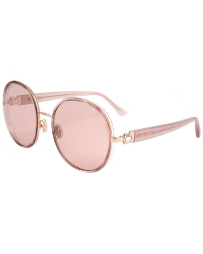Shop Jimmy Choo Women's Pam 57mm Sunglasses In Pink