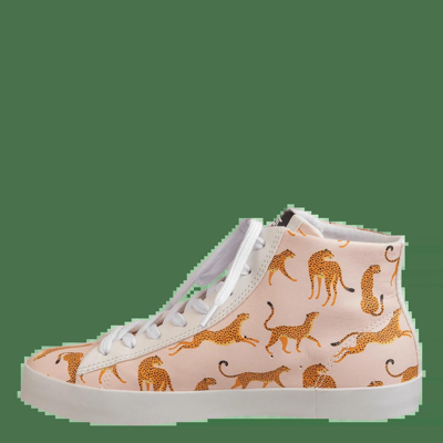 Shop Otbt Hologram Sneakers In Cheetah In Orange