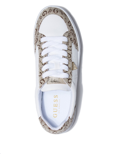 Guess Factory Pipere Platform Low-top Sneakers In White | ModeSens