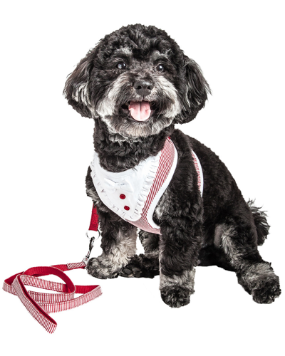 Shop Pet Life Luxe Spawling 2 In 1 Adjustable Dog Harness Leash With Fashion Bowtie In Nocolor